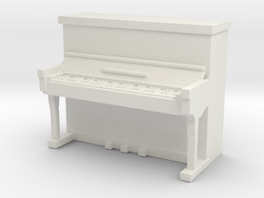 Piano 1/64 in White Natural Versatile Plastic