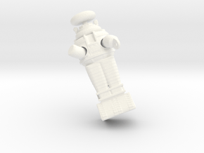 Lost in Space Robot Floating in Space 1.35 in White Processed Versatile Plastic