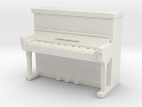 Piano 1/43 in White Natural Versatile Plastic
