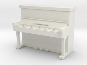 Piano 1/24 in White Natural Versatile Plastic