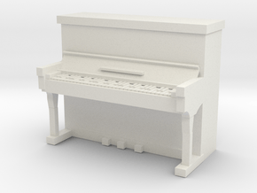 Piano 1/12 in White Natural Versatile Plastic