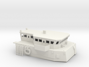 HMCS Kingston, Superstructure (1:72) in White Natural Versatile Plastic