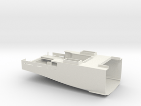 HMCS Kingston, hull 1 of 2 (1:72) in White Natural Versatile Plastic