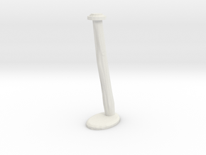 Tellermine Post 1/12 in White Natural Versatile Plastic