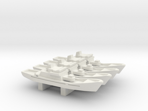 Island-class OPV x 4, 1/1800 in White Natural Versatile Plastic