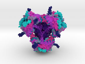 Granulovirus Occlusion Body in Natural Full Color Sandstone