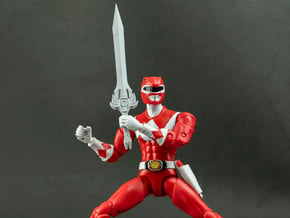Heroes Red Accessory - Sword in White Natural Versatile Plastic