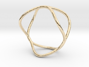 Ring 09 in 14k Gold Plated Brass