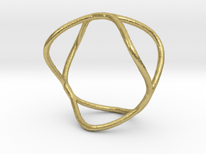 Ring 09 in Natural Brass