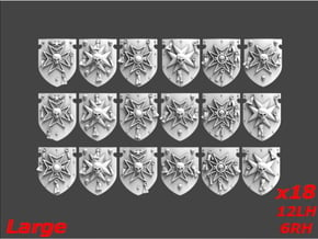 Templars First Born Storm Shields Set 6 in Tan Fine Detail Plastic