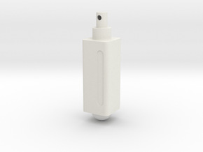 Multifunctional alcohol bottle in White Natural Versatile Plastic