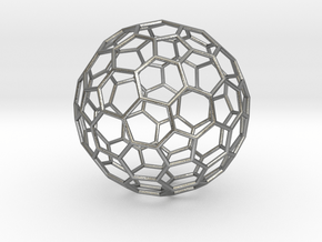Goldberg Polyhedron[2,1] in Natural Silver