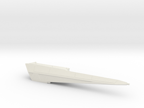 1/1000 Klingon TOS Battlecruiser Right Nacelle in White Natural Versatile Plastic