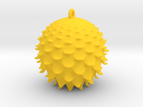 Thistle Ball in Yellow Processed Versatile Plastic