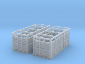 VR N Scale MC Container - Pair in Smooth Fine Detail Plastic