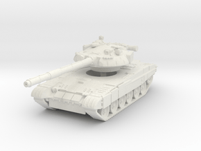 T-80U MBT 1/87 in White Natural Versatile Plastic