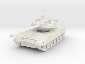 T-80U MBT 1/76 in White Natural Versatile Plastic