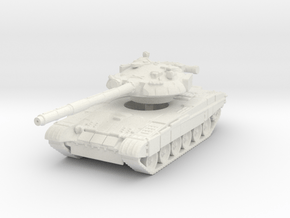 T-80U MBT 1/144 in White Natural Versatile Plastic