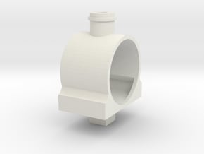 Wooden Train Smokebox V3 (Build Your Own Engine) in White Natural Versatile Plastic