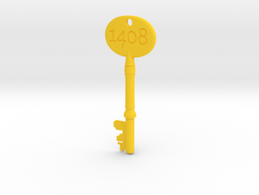 1408 Poster KEY⛧ VIL ⛧ in Yellow Processed Versatile Plastic