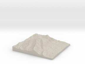 Model of Bear Peak in Natural Sandstone
