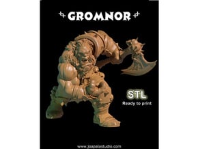 Gromnor Warrior in Tan Fine Detail Plastic