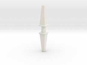 Wet Floor Cone (x2) 1/24 in White Natural Versatile Plastic