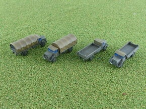 German MAN 630 5to Truck Cargo 1/285 6mm in Smooth Fine Detail Plastic