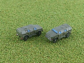 German ATF Dingo II Armored Car 1/285 6mm in Smooth Fine Detail Plastic