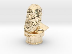Socrates Bust in 14K Yellow Gold