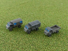 Unimog 404 Light Trucks 1/285  in Tan Fine Detail Plastic