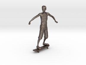 Skater 1:32 in Polished Bronzed Silver Steel