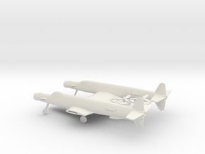 Junkers Ju-635 in White Natural Versatile Plastic: 1:144