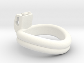 Cherry Keeper Ring - 44x45mm Double (~44.5mm) in White Processed Versatile Plastic