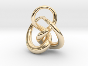 Knot F in 14K Yellow Gold