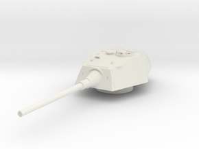 E-100 Tank Turret 1/87 in White Natural Versatile Plastic