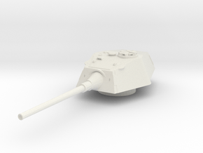 E-100 Tank Turret 1/72 in White Natural Versatile Plastic