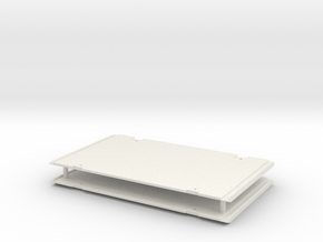 Verbauplatte 2.8m / shoring plate in White Natural Versatile Plastic: 1:50