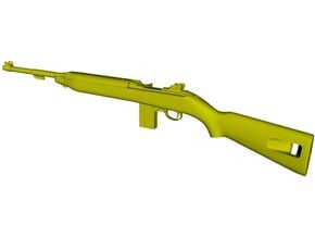 1/24 scale Springfield M-1 Carbine rifle x 1 in Tan Fine Detail Plastic
