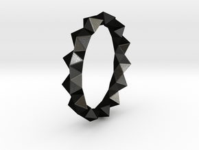  Igor - Ring in Matte Black Steel: 6 / 51.5