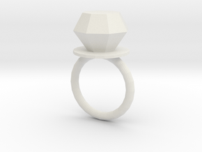 covid-19 ring in White Natural Versatile Plastic