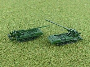 2S7 Pion 203mm SPG 1/285 / 6mm in Smooth Fine Detail Plastic