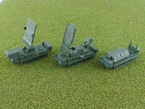 SA-12 / SA-23 SAM Battery Cmd. Section 1/285 in Smooth Fine Detail Plastic