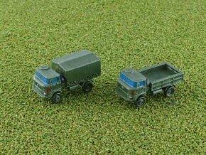 GDR IFA W-50 3to 4WD Truck 1/285 in Tan Fine Detail Plastic