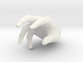 Hand REGULARfinal in White Natural Versatile Plastic
