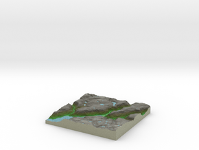 Terrafab generated model Wed Aug 06 2014 16:45:23  in Full Color Sandstone
