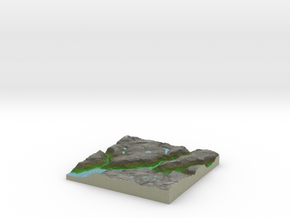 Terrafab generated model Wed Aug 06 2014 16:45:12  in Full Color Sandstone