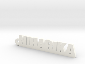 NIHARIKA_keychain_Lucky in White Processed Versatile Plastic
