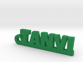 TANVI_keychain_Lucky in Green Processed Versatile Plastic