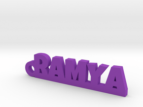 RAMYA_keychain_Lucky in Purple Processed Versatile Plastic
